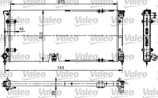 Valeo 730370 - Радіатор, охолодження двигуна avtolavka.club