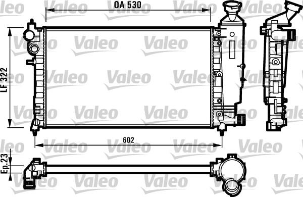 Valeo 731526 - Радіатор, охолодження двигуна avtolavka.club