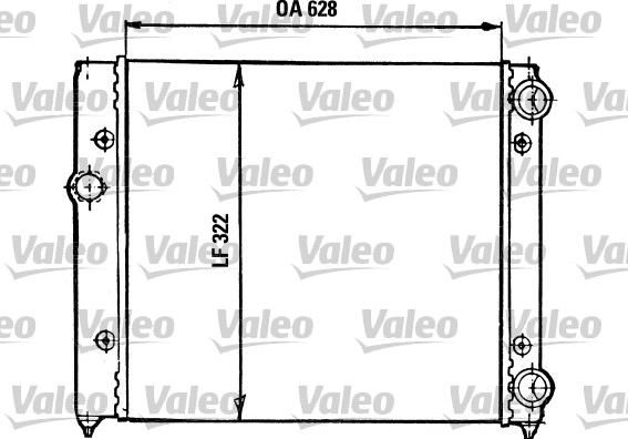 Valeo 731030 - Радіатор, охолодження двигуна avtolavka.club