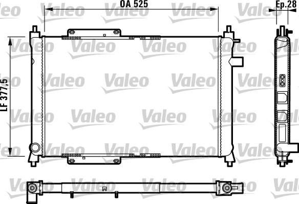 Valeo 731818 - Радіатор, охолодження двигуна avtolavka.club