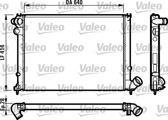 Valeo 731381 - Радіатор, охолодження двигуна avtolavka.club