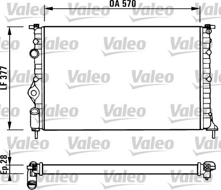 Valeo 731379 - Радіатор, охолодження двигуна avtolavka.club