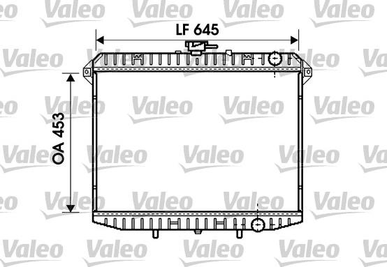 Valeo 731261 - Радіатор, охолодження двигуна avtolavka.club