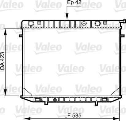 Valeo 731237 - Радіатор, охолодження двигуна avtolavka.club