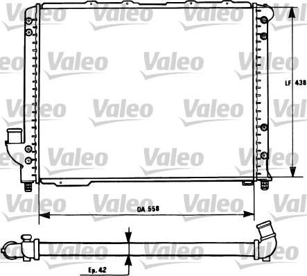Valeo 731278 - Радіатор, охолодження двигуна avtolavka.club