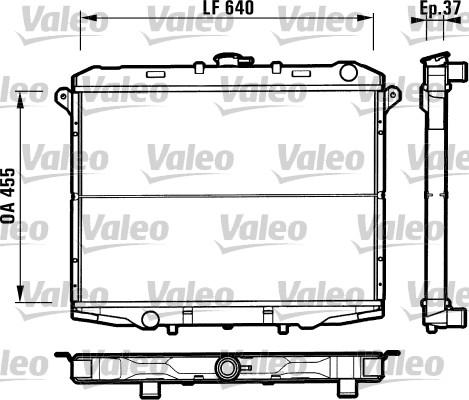 Valeo 731785 - Радіатор, охолодження двигуна avtolavka.club