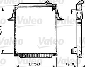 Valeo 733535 - Радіатор, охолодження двигуна avtolavka.club