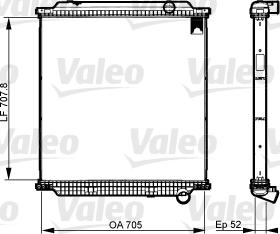 Valeo 733526 - Сітка радіатора, охолодження двигуна avtolavka.club