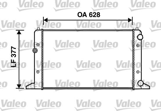 Valeo 732949 - Радіатор, охолодження двигуна avtolavka.club