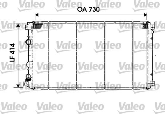 Valeo 732919 - Радіатор, охолодження двигуна avtolavka.club