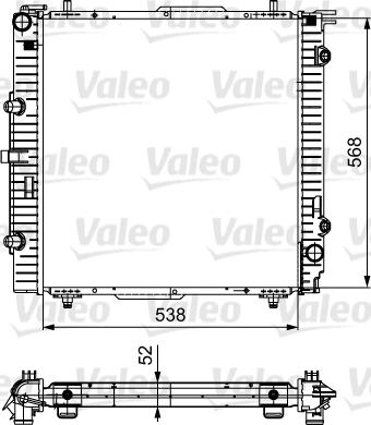 Valeo 732459 - Радіатор, охолодження двигуна avtolavka.club