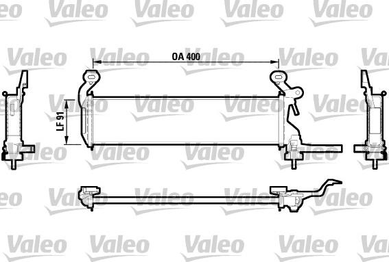 Valeo 732604 - Радіатор, охолодження двигуна avtolavka.club