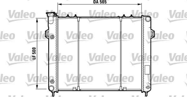 Valeo 732782 - Радіатор, охолодження двигуна avtolavka.club