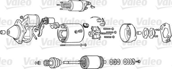 Valeo D9E98 - Стартер avtolavka.club