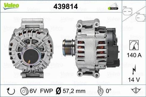 Valeo TG14C041 - Генератор avtolavka.club