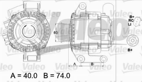 Valeo TG12C109 - Генератор avtolavka.club