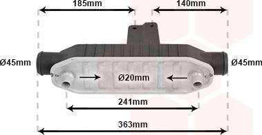 Van Wezel 40003283 - Масляний радіатор, рухове масло avtolavka.club