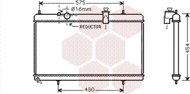 Van Wezel 40002256 - Радіатор, охолодження двигуна avtolavka.club