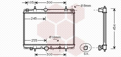 Van Wezel 40002200 - Радіатор, охолодження двигуна avtolavka.club