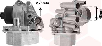 Van Wezel 40013400 - Масляний радіатор, рухове масло avtolavka.club