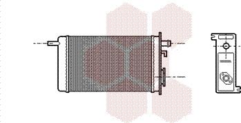 Van Wezel 43006096 - Теплообмінник, опалення салону avtolavka.club