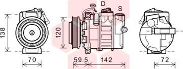 Van Wezel 4300K494 - Компресор, кондиціонер avtolavka.club