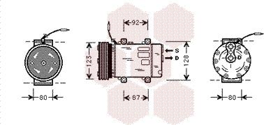 Van Wezel 4300K243 - Компресор, кондиціонер avtolavka.club