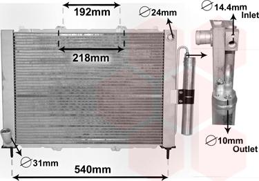 Van Wezel 4300M497 - Модуль охолодження avtolavka.club