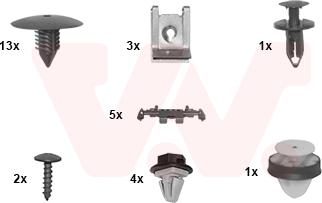 Van Wezel 4317796 - Монтажний комплект, крило avtolavka.club