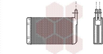 Van Wezel 47006040 - Теплообмінник, опалення салону avtolavka.club