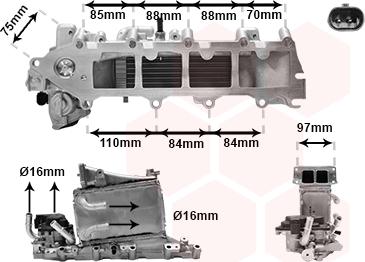 Van Wezel 58004376 - Интеркулер avtolavka.club