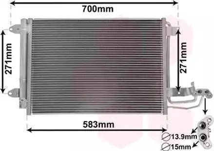 Parts-Mall PXNCT-001 - Конденсатор, кондиціонер avtolavka.club