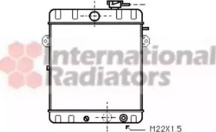 Van Wezel 58002007 - Радіатор, охолодження двигуна avtolavka.club