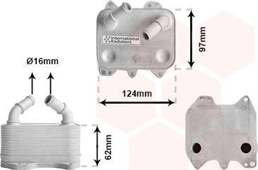 Van Wezel 58013711 - Масляний радіатор, рухове масло avtolavka.club
