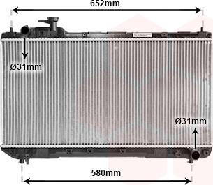 Van Wezel 53002297 - Радіатор, охолодження двигуна avtolavka.club