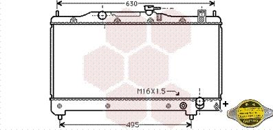 Van Wezel 53002239 - Радіатор, охолодження двигуна avtolavka.club