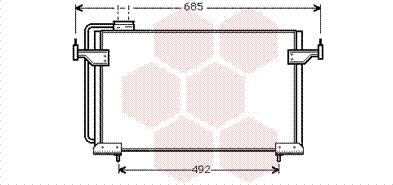 Van Wezel 09005087 - Конденсатор, кондиціонер avtolavka.club