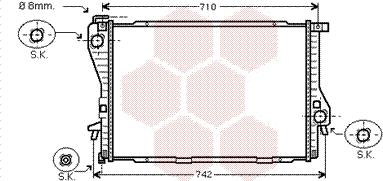 Van Wezel 06002301 - Радіатор, охолодження двигуна avtolavka.club