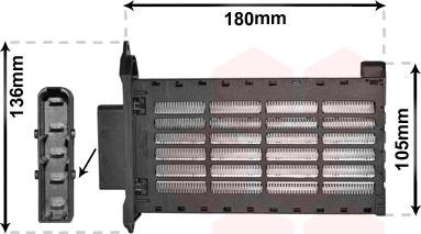 Van Wezel 01006141 - Теплообмінник, опалення салону avtolavka.club