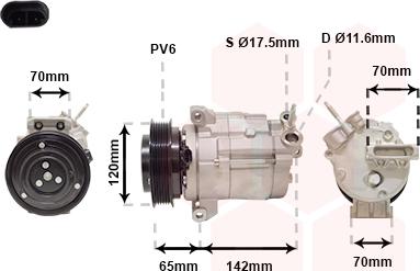 Van Wezel 0800K063 - Компресор, кондиціонер avtolavka.club