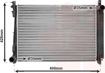 Van Wezel 07002080 - Радіатор, охолодження двигуна avtolavka.club
