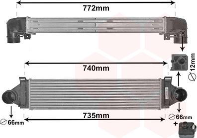 Van Wezel 18004481 - Интеркулер avtolavka.club