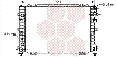 Van Wezel 18002346 - Радіатор, охолодження двигуна avtolavka.club