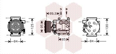 Van Wezel 1800K402 - Компресор, кондиціонер avtolavka.club