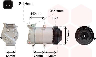 Van Wezel 1800K418 - Компресор, кондиціонер avtolavka.club