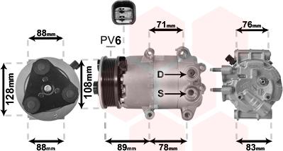 Van Wezel 1800K571 - Компресор, кондиціонер avtolavka.club