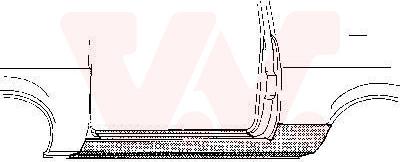Van Wezel 1837101 - Підніжка, накладка порога avtolavka.club