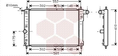 Van Wezel 81002039 - Радіатор, охолодження двигуна avtolavka.club