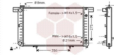 Van Wezel 30002120 - Радіатор, охолодження двигуна avtolavka.club