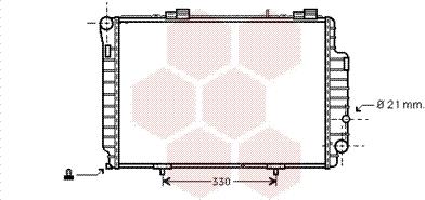 Van Wezel 30002263 - Радіатор, охолодження двигуна avtolavka.club